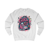 Girl Power Green Sweatshirt – Graphic Sneakers & Backpack