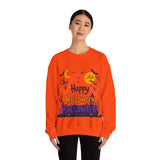 Happy Halloween Sweatshirt – Spooky Halloween Print for Festive Comfort