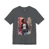 Cityscape Fashion Graphic T-Shirt – Chic Urban Style Art Tee