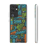 Urban Graffiti Style Phone Case - Cool and Chic for Girls