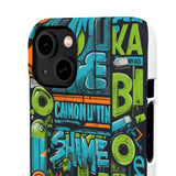 Urban Graffiti Style Phone Case - Cool and Chic for Girls