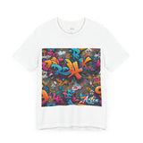 Black Graffiti Street Art T-Shirt – Bold Urban Graphic Tee