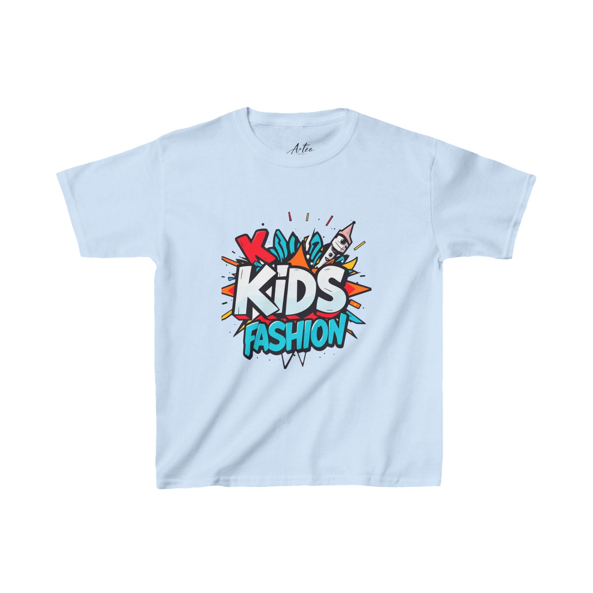 Kids' Fashion T-Shirt – Colorful Cartoon Style Graphic Tee