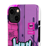 Graffiti Phone Case: Urban Chic for Girls with a Twist - Phone Case by Printify | Unique designs from ArteoDesign