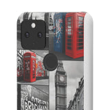 Graffiti Phone Case: London Skyline, Neon Accents, Edgy Styl - Phone Case by Printify | Unique designs from ArteoDesign