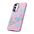 Y2K Butterfly Pink iPhone Case – Glitter Aesthetic