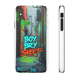 Urban Graffiti Phone Case for Boys: Embrace Streetwear Style - Phone Case by Printify | Unique designs from ArteoDesign