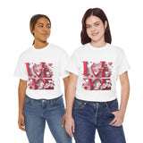 LOVE Graphic Valentine's Day T-Shirt – Romantic Heart Design Tee