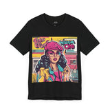 Retro Vibes: Women's Throwback T-Shirts with Bold '80s-'9 - T-Shirt by Printify | Unique designs from ArteoDesign