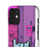 Graffiti Phone Case: Urban Chic for Girls with a Twist - Phone Case by Printify | Unique designs from ArteoDesign