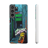 Graffiti-Inspired Phone Case for Girls: Urban Chic Style - Phone Case by Printify | Unique designs from ArteoDesign