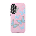 Y2K Butterfly Pink iPhone Case – Glitter Aesthetic