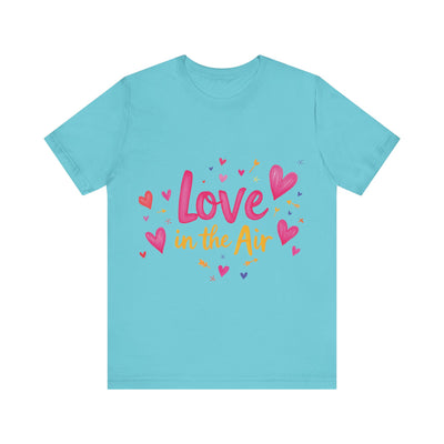 White Love in the Air T-Shirt - Whimsical Design