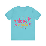 White Love in the Air T-Shirt - Whimsical Design