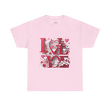 LOVE Graphic Valentine's Day T-Shirt – Romantic Heart Design Tee