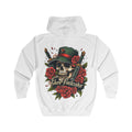 Bold Skull & Roses Streetwear Hoodie