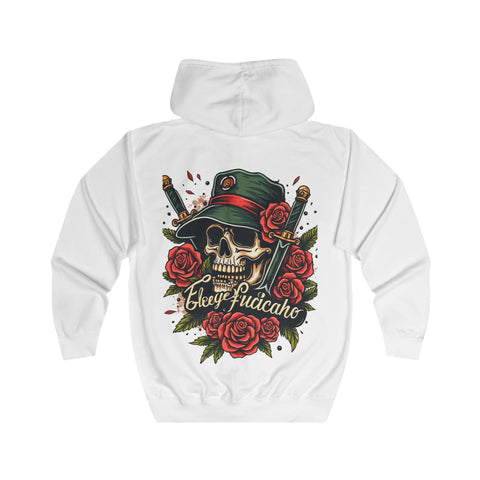 Bold Skull & Roses Streetwear Hoodie