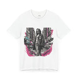 Women's Urban Cityscape Tee - Stylish Graphic Streetwear