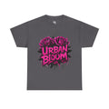Urban Bloom Pink Rose Tee | Street Art Floral Shirt