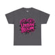 Urban Bloom Pink Rose Tee | Street Art Floral Shirt