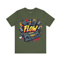 Flow Beats Tee - Graffiti Streetwear for Music Lovers