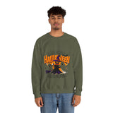 Halloween Sweatshirt – Spooky Witch and Ghosts Design