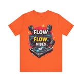 Flow Vibes T-Shirt – Vintage Boombox and Turntable Hip-Hop Tee