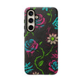 Urban Floral Graffiti Phone Case – Neon Street Art Vibes for iPhone & Samsung