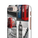 Graffiti Phone Case: London Skyline, Neon Accents, Edgy Styl - Phone Case by Printify | Unique designs from ArteoDesign