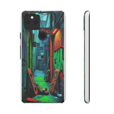 Urban Graffiti Chic: London Skyline Phone Case for Girls - Phone Case by Printify | Unique designs from ArteoDesign