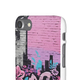 Chic Graffiti Phone Case - Feminine Urban Style for Girls