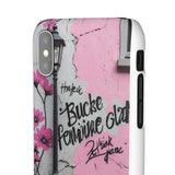 Graffiti Phone Case: Urban Chic with a Feminine Twist - Phone Case by Printify | Unique designs from ArteoDesign