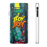 Graffiti Phone Case: Urban Chic with London Skyline for Girl - Phone Case by Printify | Unique designs from ArteoDesign