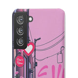 Graffiti Phone Case for Girls: London Skyline Design, Edgy U - Phone Case by Printify | Unique designs from ArteoDesign