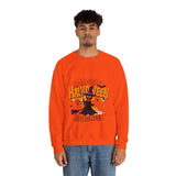 Halloween Sweatshirt – Spooky Witch and Ghosts Design