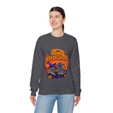 Bat Attack Unisex Sweatshirt - Spooky Halloween Style for All