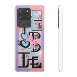 Graffiti Phone Case for Girls: Urban Chic Meets Feminine Sty - Phone Case by Printify | Unique designs from ArteoDesign