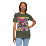 Retro Vibes: Women's Throwback T-Shirts with Bold '80s-'9 - T-Shirt by Printify | Unique designs from ArteoDesign