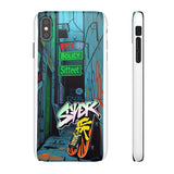 Graffiti-Inspired Phone Case for Girls: Urban Chic Style - Phone Case by Printify | Unique designs from ArteoDesign