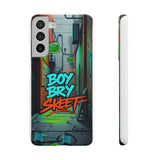 Urban Graffiti Phone Case - Gritty Streetwear for Boys