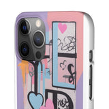 Graffiti Phone Case for Girls: Urban Chic Meets Feminine Sty - Phone Case by Printify | Unique designs from ArteoDesign