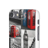 Graffiti Phone Case: London Skyline, Neon Accents, Edgy Styl - Phone Case by Printify | Unique designs from ArteoDesign