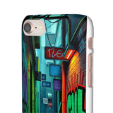 Urban Graffiti Chic: London Skyline Phone Case for Girls - Phone Case by Printify | Unique designs from ArteoDesign