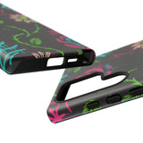 Urban Floral Graffiti Phone Case – Neon Street Art Vibes for iPhone & Samsung