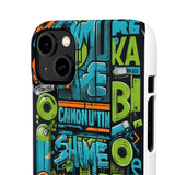 Graffiti Chic Phone Case: Urban Style with a Feminine Twist - Phone Case by Printify | Unique designs from ArteoDesign