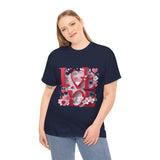 LOVE Graphic Valentine's Day T-Shirt – Romantic Heart Design Tee