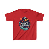 Space Explorers Boys T-Shirt – Galactic Adventure Tee for Ages 3-12