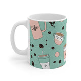 Mint Green Coffee Mug – Cute Coffee Cup Pattern