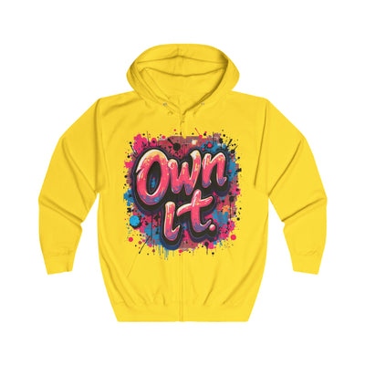 Bold Graffiti Own It Hoodie - Women's Streetwear