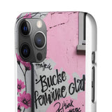 Graffiti Phone Case: Urban Chic with a Feminine Twist - Phone Case by Printify | Unique designs from ArteoDesign